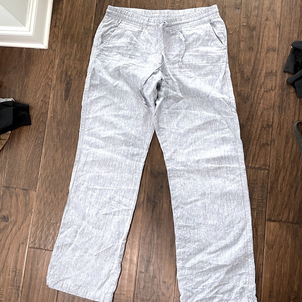 Linen chambray pants